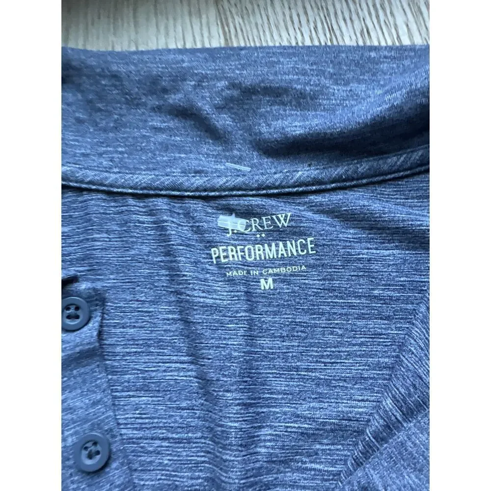 J.Crew Active Blue Performance Polo Shirt